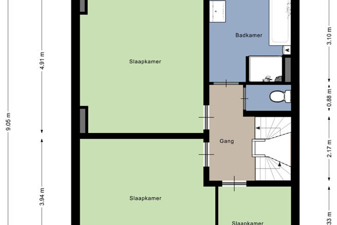 Cette charmante maison est située dans un environnement calme et rural à Machelen et offre beaucoup d'intimité et d'espace.
La maison comprend quatre étages et est agencée comme suit :

Sous-sol : Vous y trouverez le hall d'entrée avec escalier mena